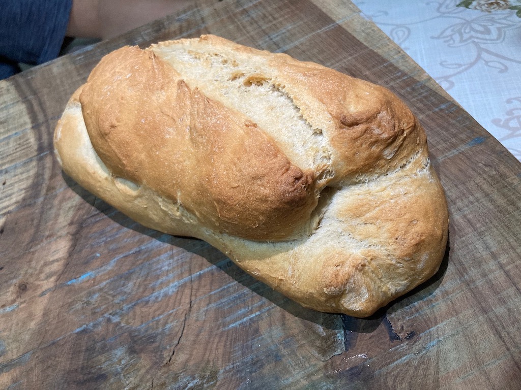 Um pão caseiro